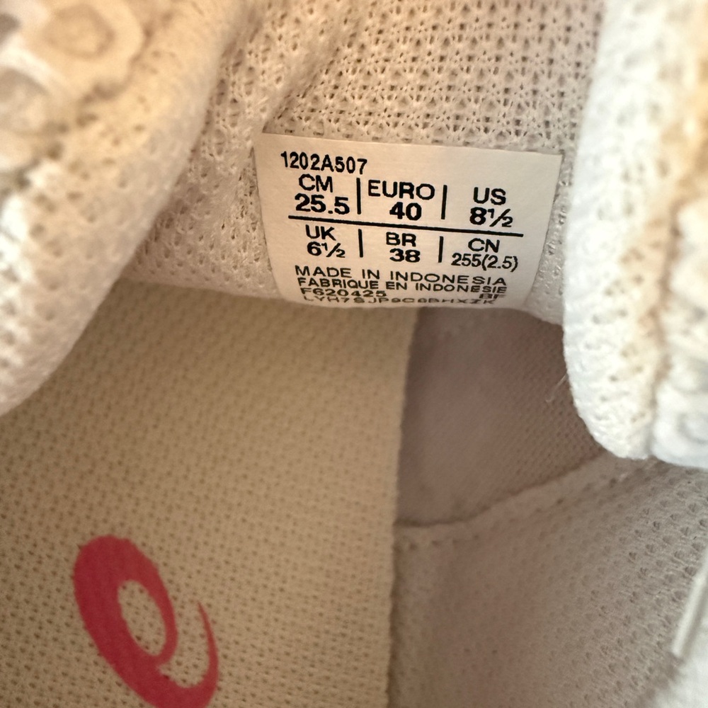 ASICS Women's Gel-1130 White Silver Pink Athletic Shoes - Picture 8 of 8